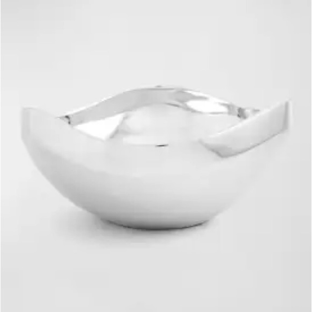 Nambe Silver Billow Deep Bowl- Brand New!
